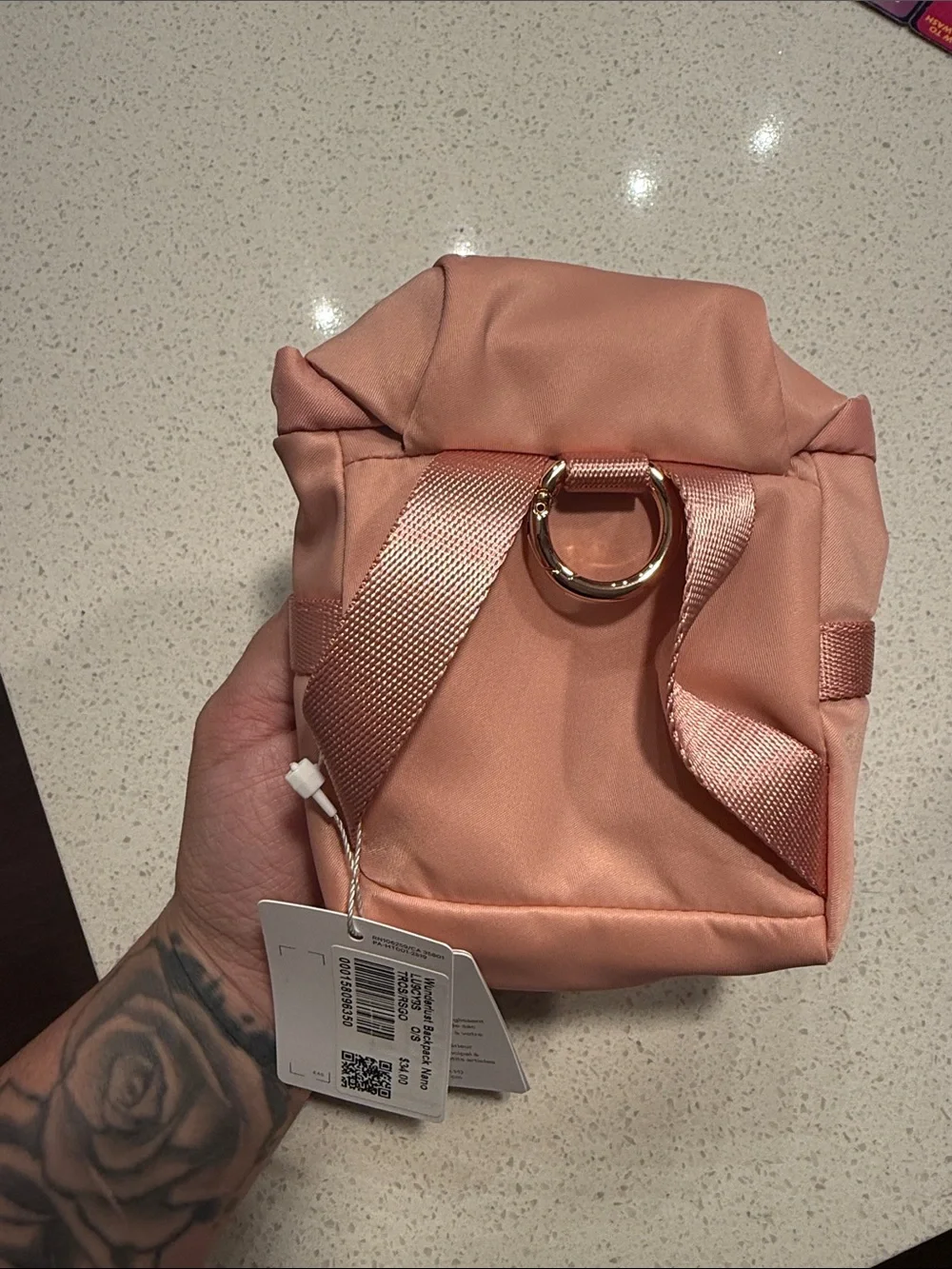 Lululemon Wunderlust Nano Backpack in Tea Rose
